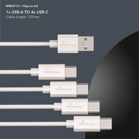 Batéria nabíjacia MediaRange MRBAT161, USB-C Li-Ion baterie Mignon AA, 1,5V, 1400 mAh (4ks) strieborná/modrá

 obrázok produktu 4 z 4