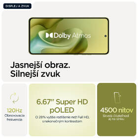 Mobilný telefón Motorola Moto G86 Power 5G 12 GB / 256 GB zelený

 obrázok produktu 4 z 20