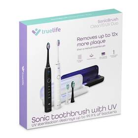 Súprava zubných kefiek TrueLife SonicBrush Clean70 UV Duo čierna/biela

 obrázok produktu 10 z 13