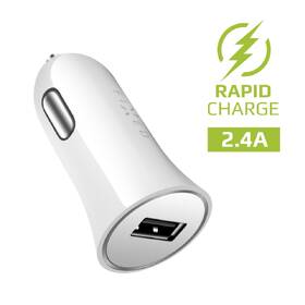 Adaptér do auta FIXED 1x USB, 2,4 A + micro USB kábel biely

 obrázok produktu 1 z 4