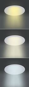 Vstavané svietidlo Solight CCT, podhľadové, 12W, 900lm, 3000K-6000K, okrúhle biele

 obrázok produktu 2 z 5