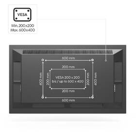Stojan pre TV Hama Design, stolný, nastaviteľný, pre uhlopriečky 32"-65", nosnosť 40 kg čierny

 obrázok produktu 9 z 12