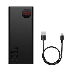 Powerbank Baseus Adaman 40000 mAh 22,5W 3x USB-A/micro USB/USB-C čierny

 obrázok produktu 6 z 11