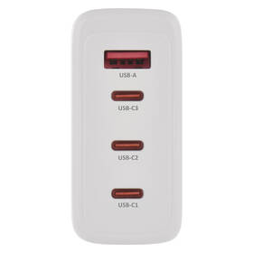 Nabíjačka do siete EMOS GaN, 120W, 1x USB-A/3x USB-C biela

 obrázok produktu 4 z 14