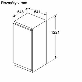 Chladnička Bosch KIL42NSE0 

 obrázok produktu 5 z 8