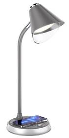 Stolná lampa IMMAX FINCH, Qi nabíjanie, 9W strieborná/sivá

 obrázok produktu 3 z 17
