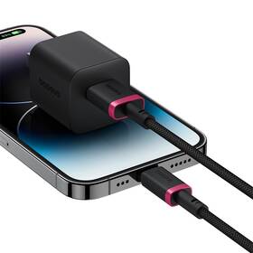 Kábel Baseus Dura USB/Lightning, 2.4A, 2m čierny/červený

 obrázok produktu 4 z 16