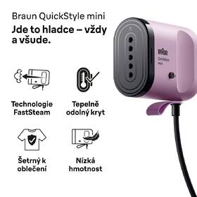 Ručný naparovač odevov Braun GS1031PU fialový

 obrázok produktu 8 z 8