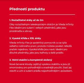 Sušiak na bielizeň Vileda Infinity FLEX (168894) 

 obrázok produktu 7 z 12