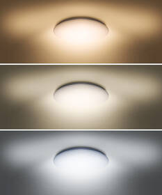 LED stropné svietidlo Solight Plain, 3CCT, 24W, 1920lm, 3000K, 4000K, 6000K, okrúhle, 38cm biele

 obrázok produktu 2 z 4