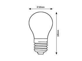LED žiarovka Rabalux E27, 7W, 2 700 K 

 obrázok produktu 2 z 2