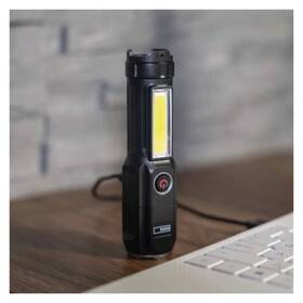Lampáš EMOS LED NABÍJAČKA, 150 lm, 1 200 mAh čierna

 obrázok produktu 3 z 6