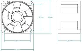 Ventilátor Arctic Cooling S4028-6K čierny

 obrázok produktu 5 z 5