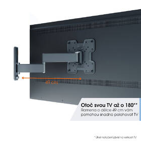 Držiak na TV Vogel’s TVM 3243W polohovateľný, pre uhlopriečky 19" až 43", nosnosť 15 kg biely

 obrázok produktu 5 z 13