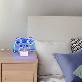 Stolná lampička Reality CONTROL, LED, 2 W biela/modrá

 obrázok produktu 2 z 2