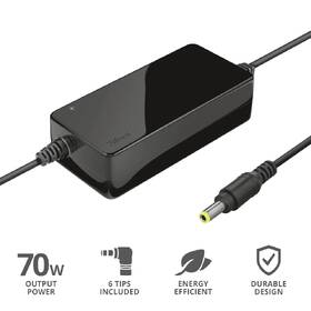 Sieťový adaptér Trust Primo, univerzálna, pre notebooky, 70W 

 obrázok produktu 2 z 4