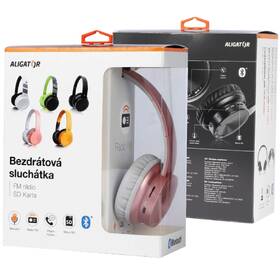 Slúchadlá Aligator AH02, FM, SD karta ružová

 obrázok produktu 3 z 3