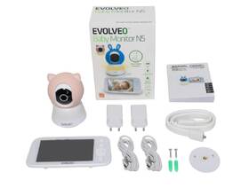 Detská elektronická pestúnka Evolveo Baby Monitor N5 (CAM-5-P) ružová

 obrázok produktu 2 z 10