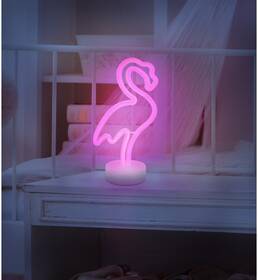 Stolná lampa GLOBO neon Flamingo biela

 obrázok produktu 4 z 5
