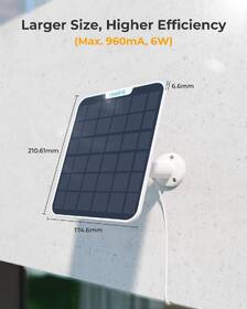 Solárny panel Reolink Solar Panel 2 Type-C biely

 obrázok produktu 2 z 8