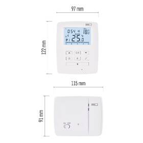 Termostat EMOS izbový, programovateľný, bezdrôtový, OpenTherm, P5611OT 

 obrázok produktu 10 z 12