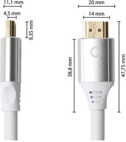 Kábel Oehlbach HDMI 8K  2M 92491 

 obrázok produktu 2 z 5