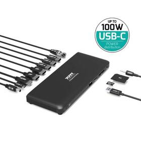 Dokovacia stanica PORT CONNECT USB-C, 2x4K čierna

 obrázok produktu 2 z 3