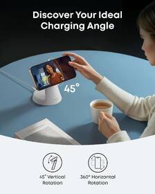 Bezdrôtová nabíjačka Anker MagGo 3v1 Dock Stand 15W biela

 obrázok produktu 7 z 7