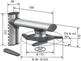 Držiak Vogel’s EPW 6565 na projektor, nástenný 

 obrázok produktu 7 z 7