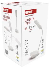 Stolná lampa EMOS MOLLY, 650 lm, stmievanie, 12 W, studená/teplá/neutrálna biela biela

 obrázok produktu 10 z 14