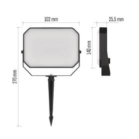 Reflektor EMOS GoSmart, 14 W, Start sada RGB (3 ks) čierny

 obrázok produktu 7 z 8