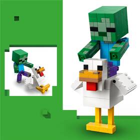 Stavebnica LEGO® Minecraft®  21582 Kurací džokej 

 obrázok produktu 7 z 9