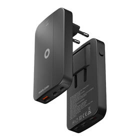 Nabíjačka do siete Mobile Origin Slim 2xUSB-C/1x USB-A  65W GaN III čierna

 obrázok produktu 2 z 13