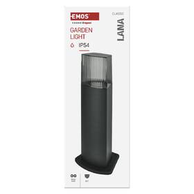 Svietidlo vonkajšie EMOS Lana ZGL0A0P, zahradní, E27, IP54, MAX 25W, 45 cm 

 obrázok produktu 4 z 9