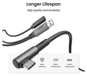 Kábel KIWI design 5M Link Cable with charing čierny

 obrázok produktu 5 z 6