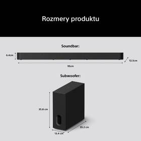 Soundbar Sony HT-A7100 Theatre Bar 7 KIT + SA-SW7 čierny

 obrázok produktu 1 z 15