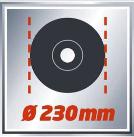 Uhlová brúska Einhell TE-AG 230  Expert 4430870 

 obrázok produktu 1 z 9