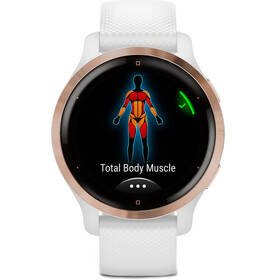 Inteligentné hodinky Garmin Venu 2S - Rose Gold/White Silicone Band 

 obrázok produktu 1 z 5