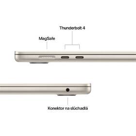Notebook Apple 15" M5 10× CPU 10× GPU, 24 GB, 1 TB - hviezdne biely SK 

 obrázok produktu 5 z 8