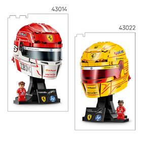Stavebnica LEGO® Editions 43022 Helma Lewis Hamilton ze Scuderia Ferrari HP 

 obrázok produktu 3 z 9