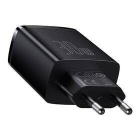 Nabíjačka do siete Baseus 2x USB-A, 1x USB-C, 30W čierna

 obrázok produktu 3 z 11