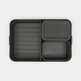 Jedálenský box Brabantia Bento Make & Take, dark grey čierny

 obrázok produktu 18 z 22