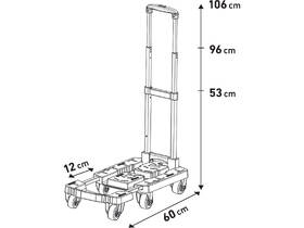 Prepravný vozík Extol Premium 8856009 

 obrázok produktu 2 z 3