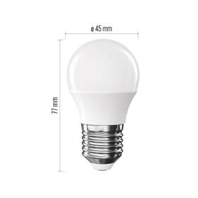 LED žiarovka EMOS Classic Mini Globe, 6,5 W, 806lm, E27, neutrálna biela 

 obrázok produktu 8 z 14