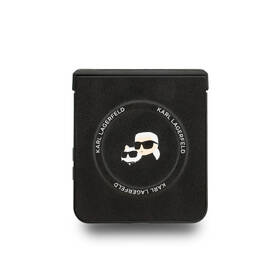 Kryt na mobil Karl Lagerfeld PU Karl and Choupette Heads Magnetic na Samsung Galaxy Z Flip 7 čierny

 obrázok produktu 2 z 7
