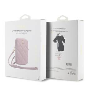 Taštička cez rameno Guess PU Quilted 4G Metal Logo ružová

 obrázok produktu 4 z 4