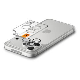 Tvrdené sklo Spigen tR EZ Fit Optik Pro na Apple iPhone 18 Pro Max/18 Pro (2 ks) strieborné

 obrázok produktu 3 z 5