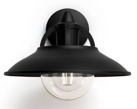 Nástenné svietidlo Philips Cormorant, 1xE27 čierne

 obrázok produktu 1 z 3