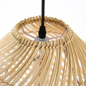 Závesné svietidlo IMMAX BOHO PELO, D35cm, E27, prírodný ratan čierne/hnedé

 obrázok produktu 1 z 5