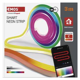 LED pásik EMOS GoSmart Neon, RGB, WiFi, BT, 3 m biely

 obrázok produktu 3 z 6